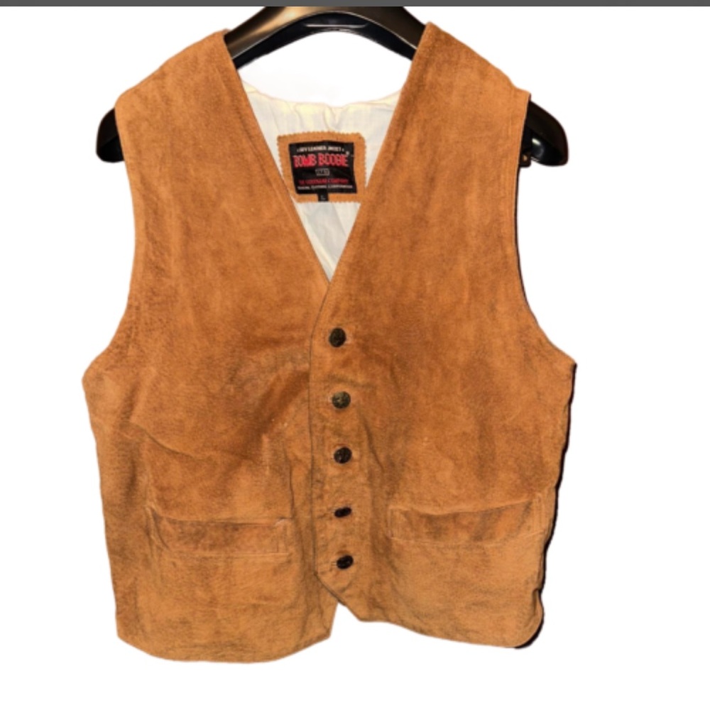 Bomboogie‎ Genuine Suede Leather Vest-Large